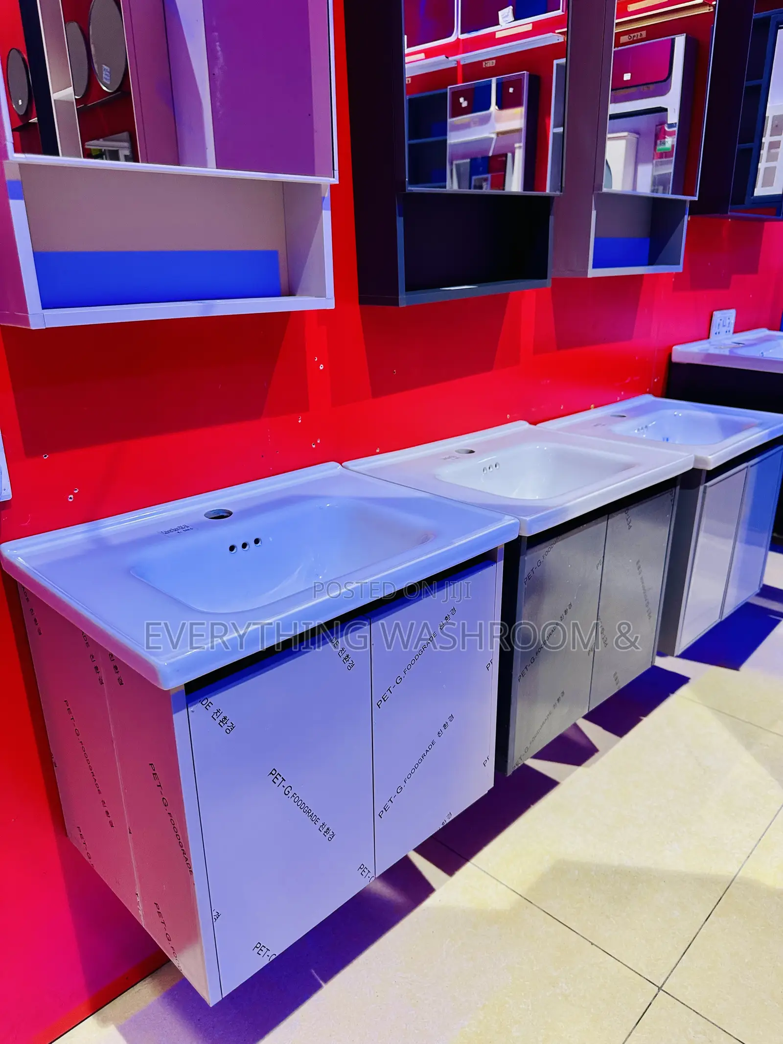 Cabinet Basin 50cm With Mirror_vanity Wash Hand Cabinet Basin and Tap
