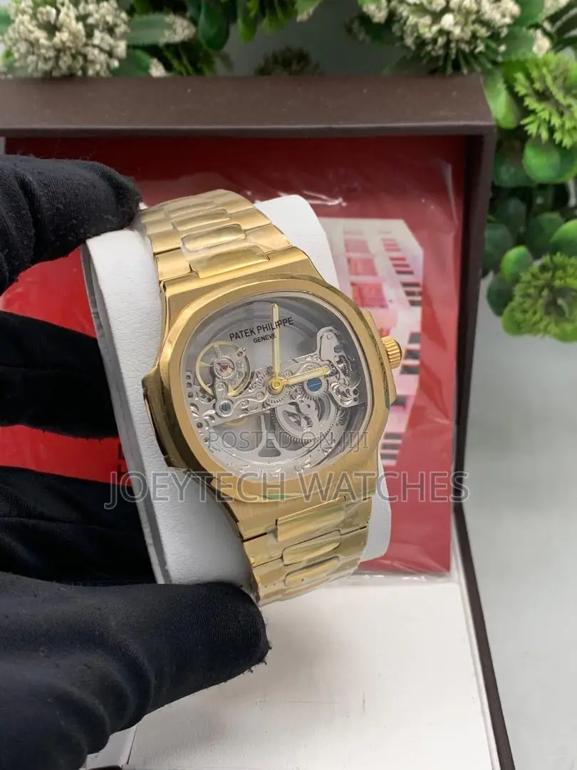 Patek Philippe Nautilus–Style Skeleton Automatic Watch
