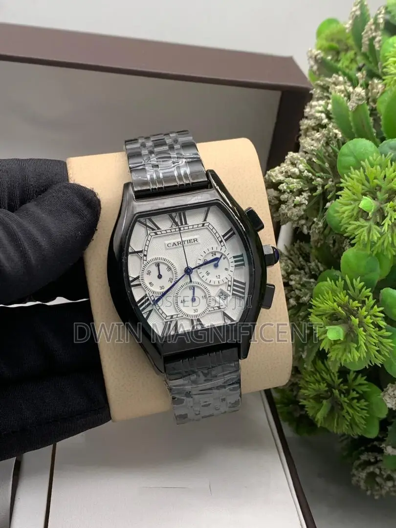 Cartier Tortue Monopusher Chronograph Watch