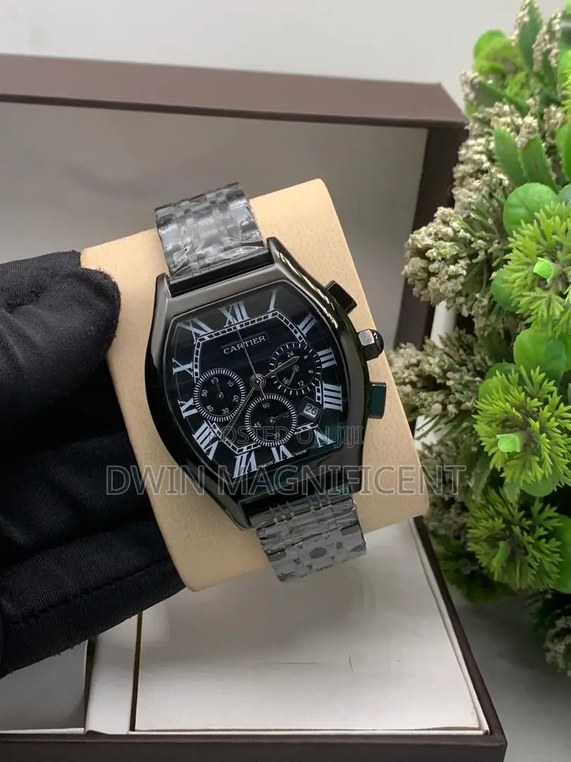 Cartier Tortue Monopusher Chronograph Watch