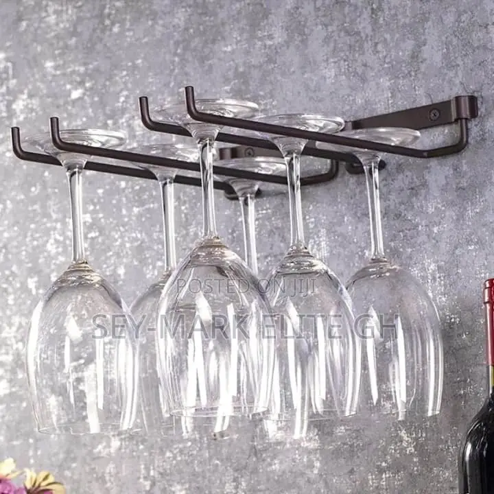 Wall/Cabinet Mount Wine Glass Holder