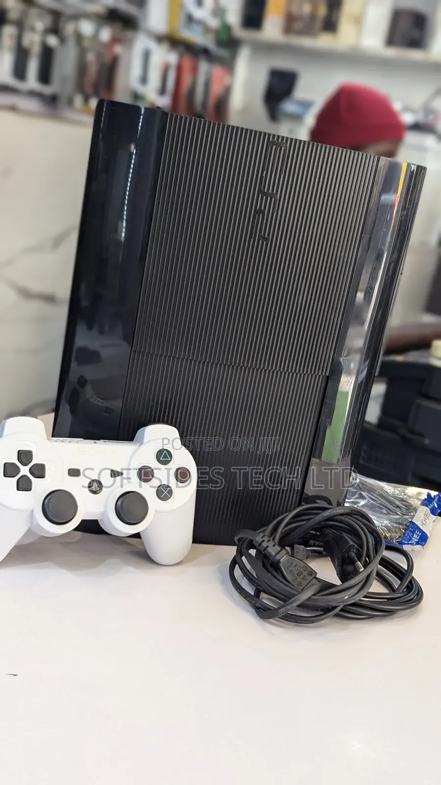 Black Nice Playstation 3 Slim With Ganes For Sale In Accra