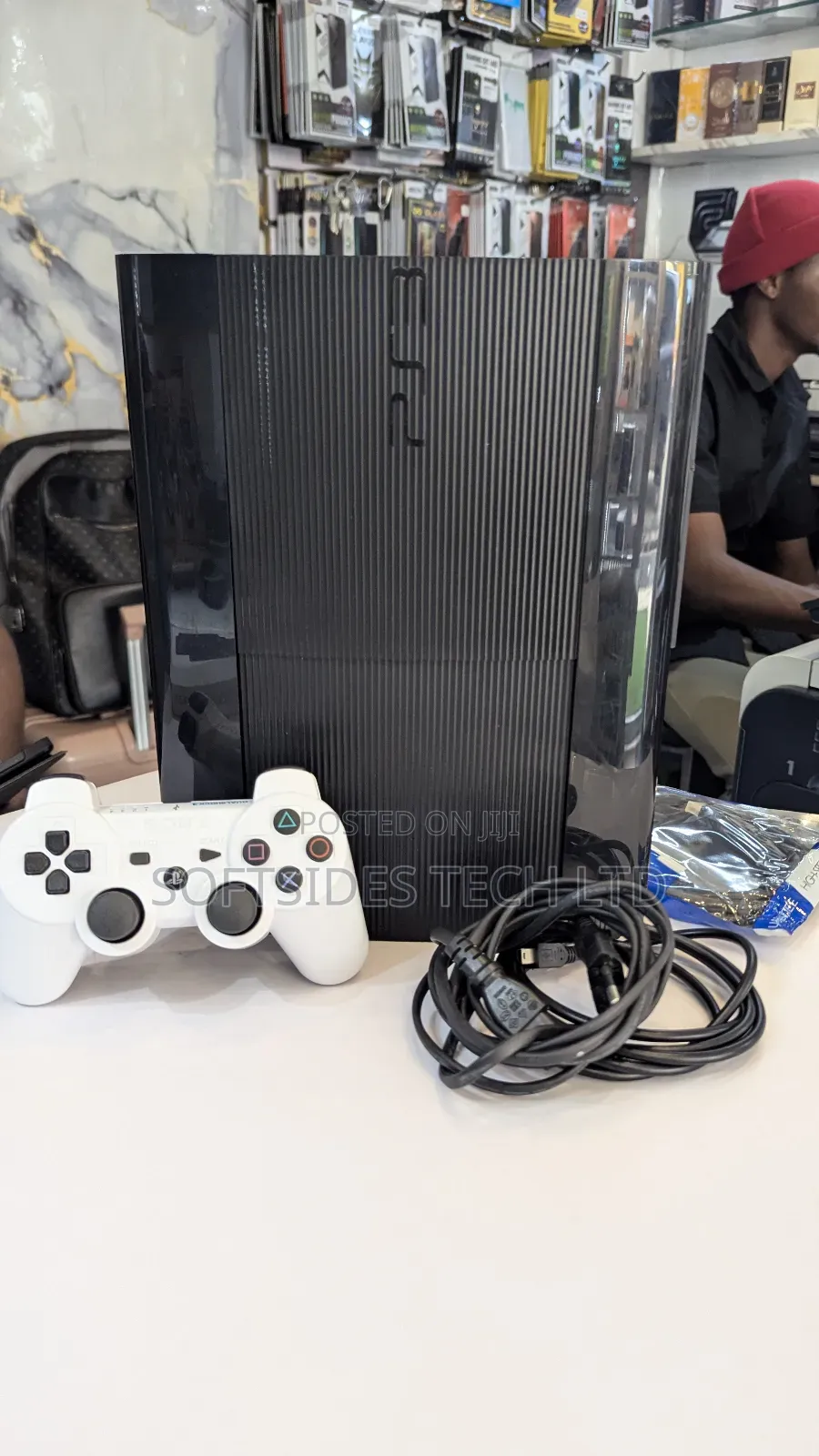 Black Nice Playstation 3 Slim With Ganes For Sale In Accra