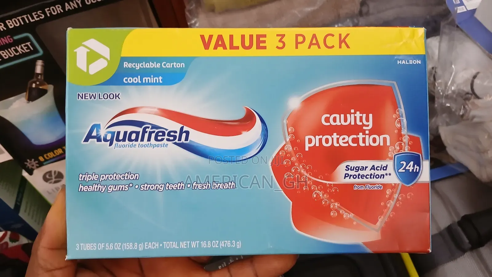 Aquafresh Toothpaste, 3 Pack