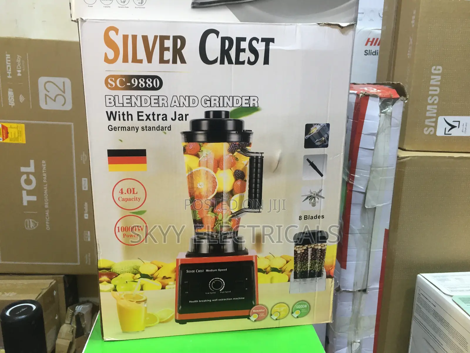 Silver Crest 4l Blender And Grinder Sc-9880