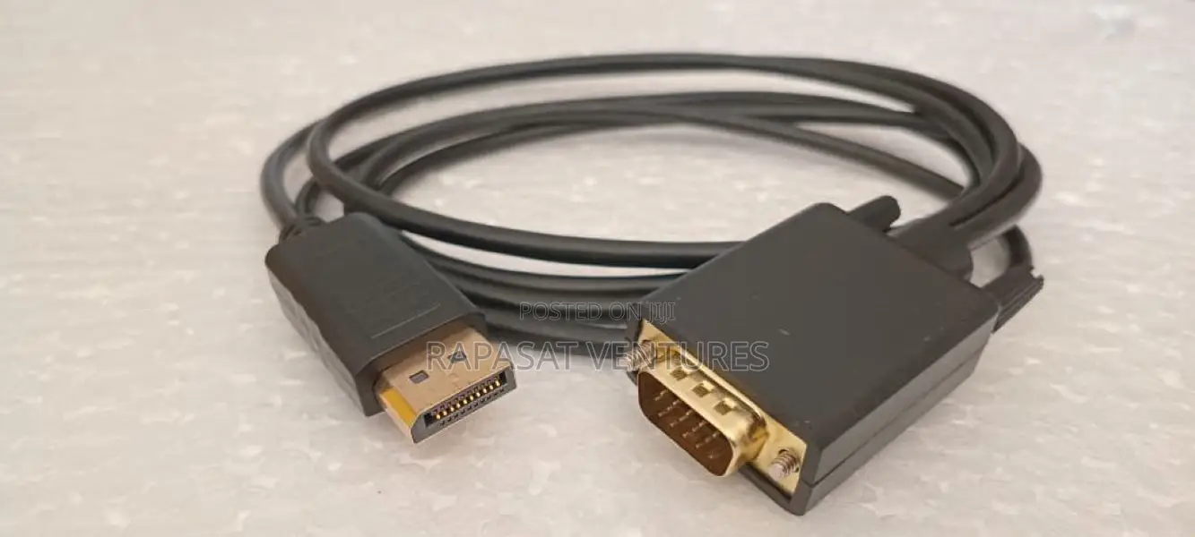 Dp Male to Vga Male Cable 1.8m