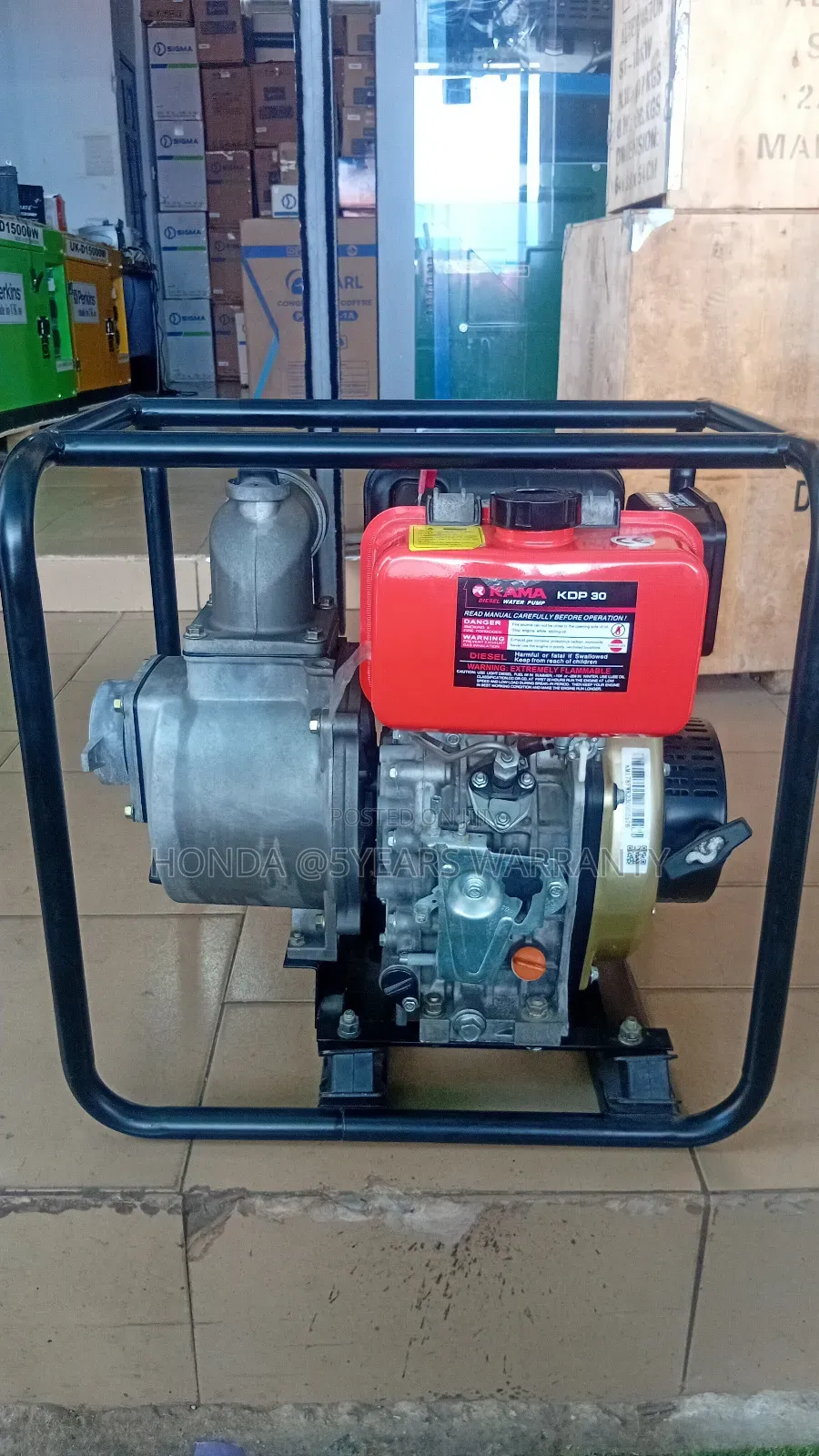 Durable Kama 6.5hp Water Pump Set