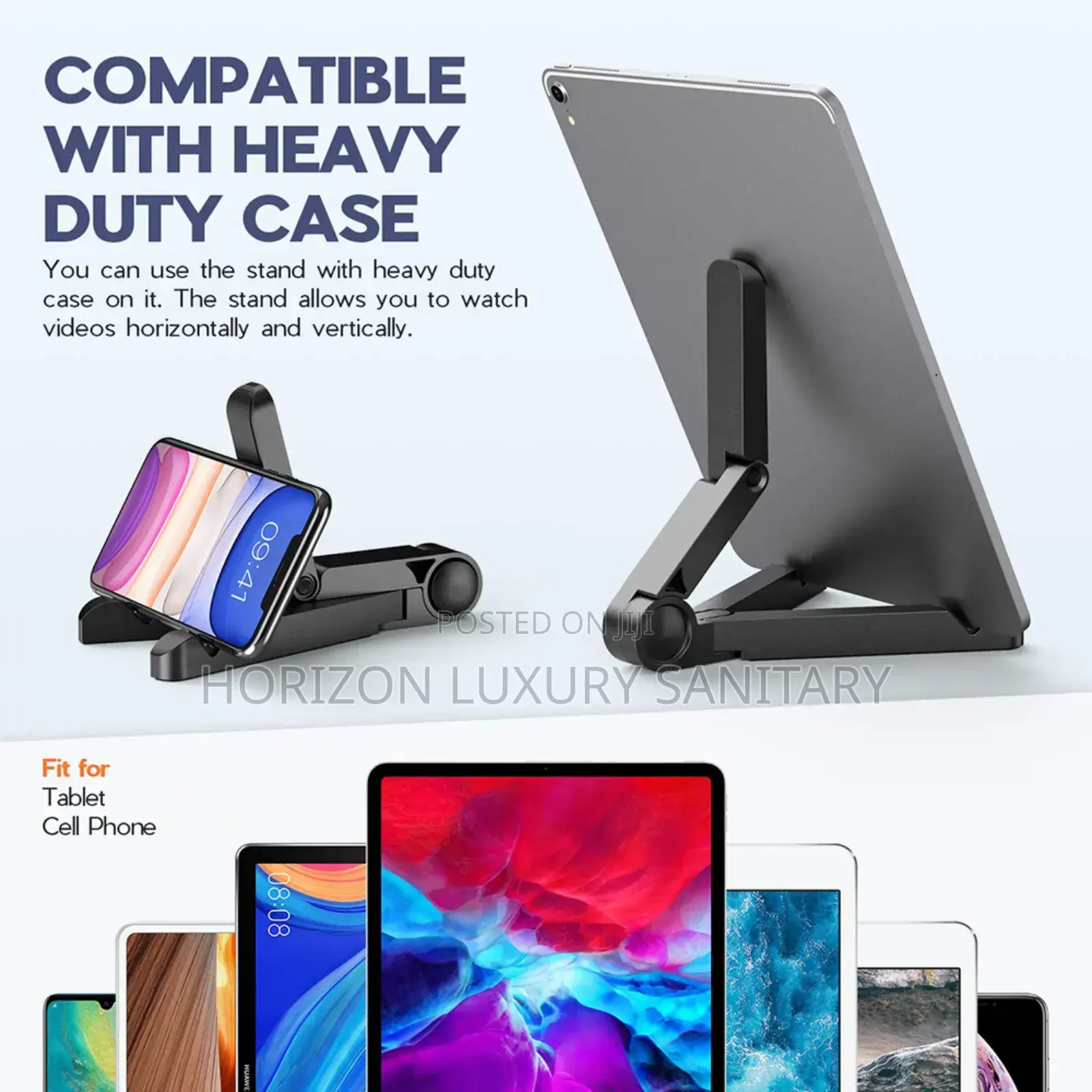 Multifunctional Foldable Tablet And Phone Stand Holder Universal