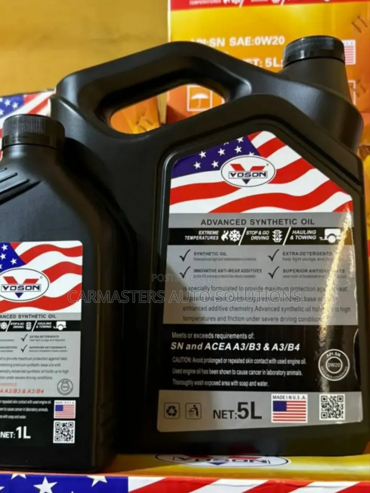 Quality American Engine Oil For All Cars -5l