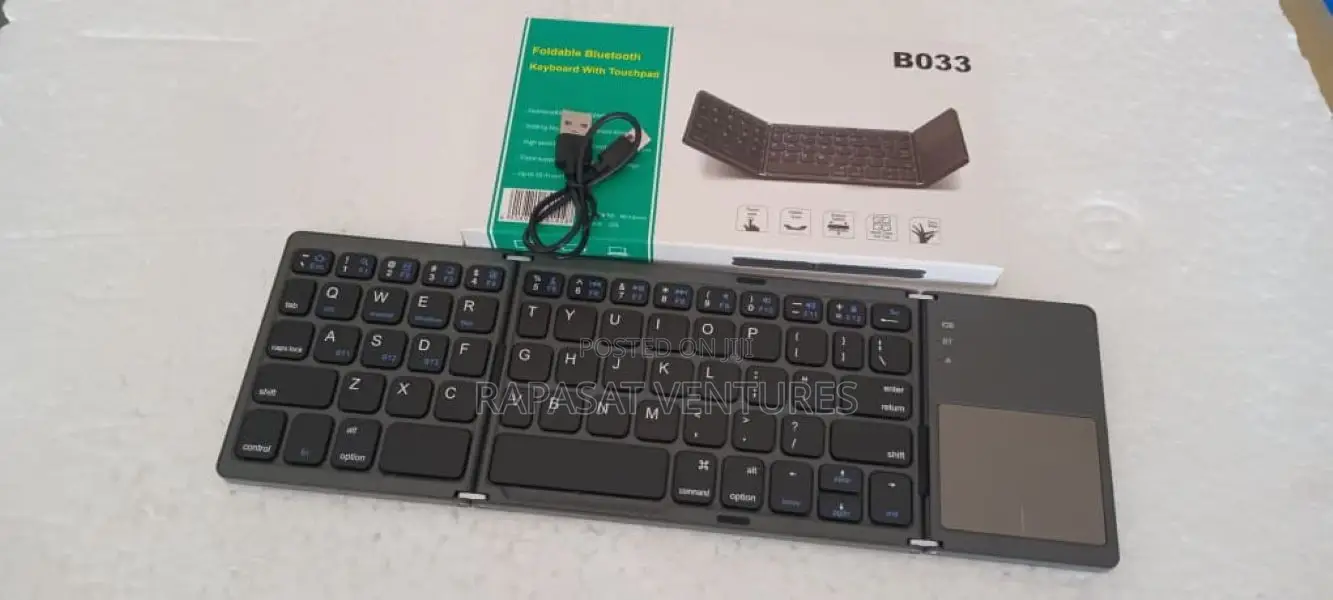 Foldable Bluetooth Keyboard With Touch Pad