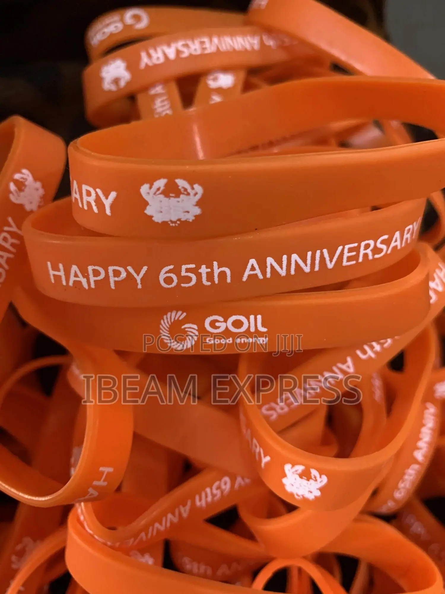 One Color Silicone Band Print