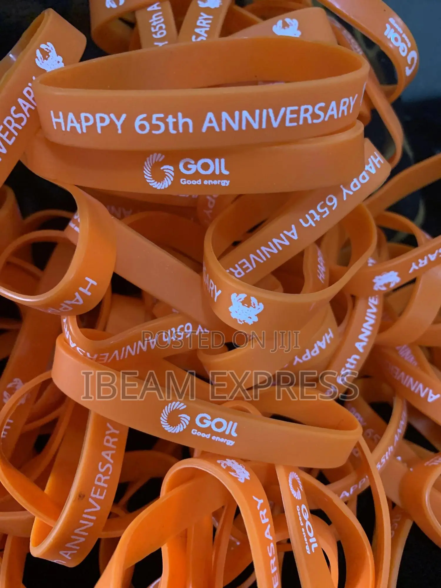 One Color Silicone Band Print