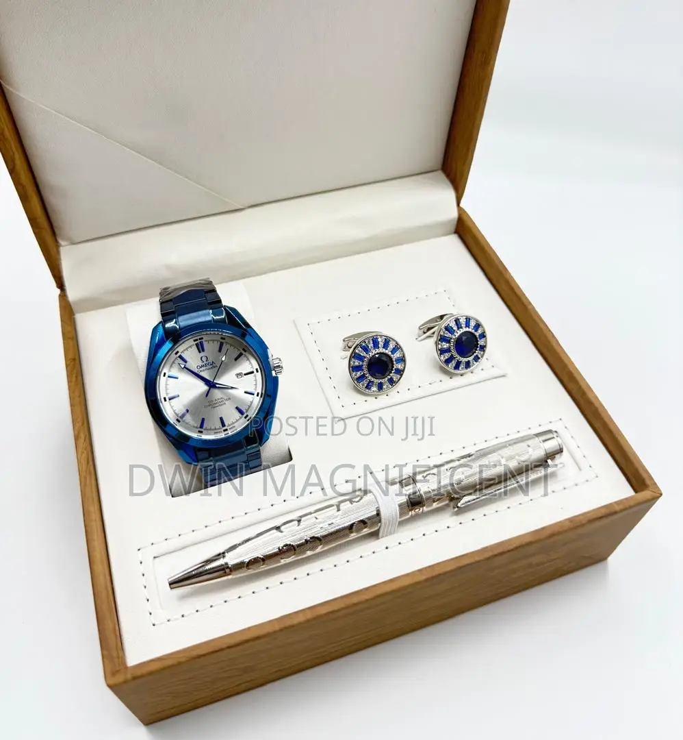 Gift Set for Men ( Watch, Cufflinks and Pen)