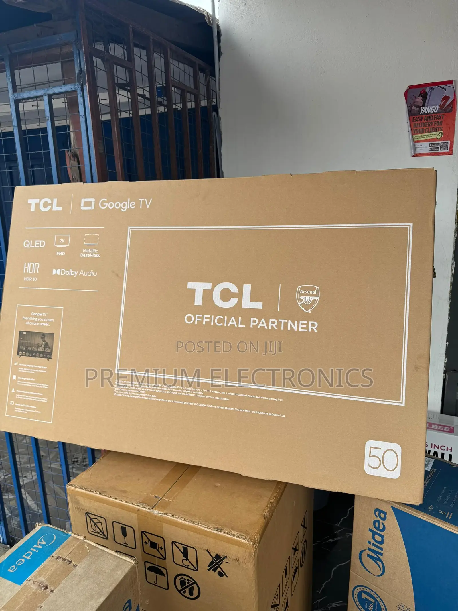 Tcl 50 Inch Game Mode, Google Tv, Hdr 10, Qled, Slim Design
