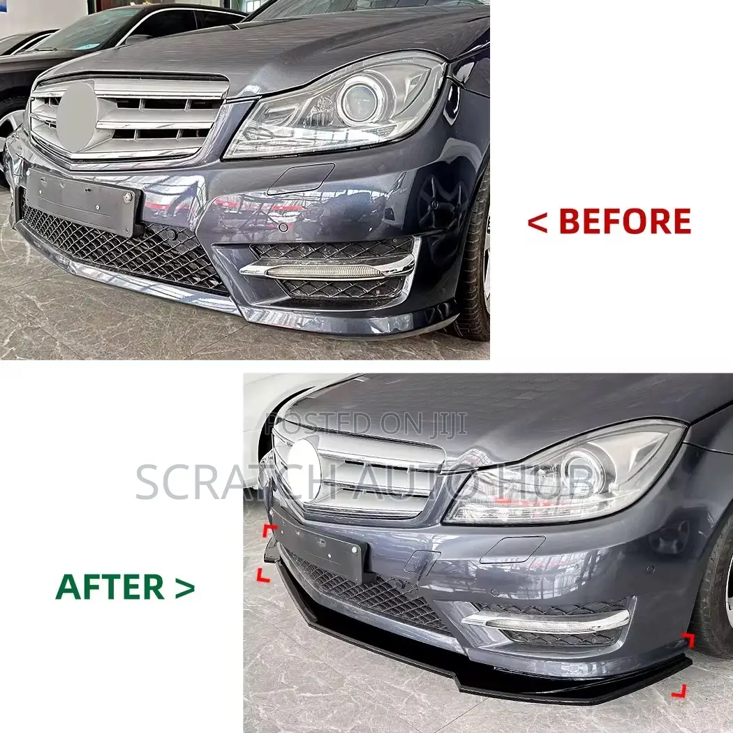 Mercedes Benz C250 W204 Front Bumper Lip