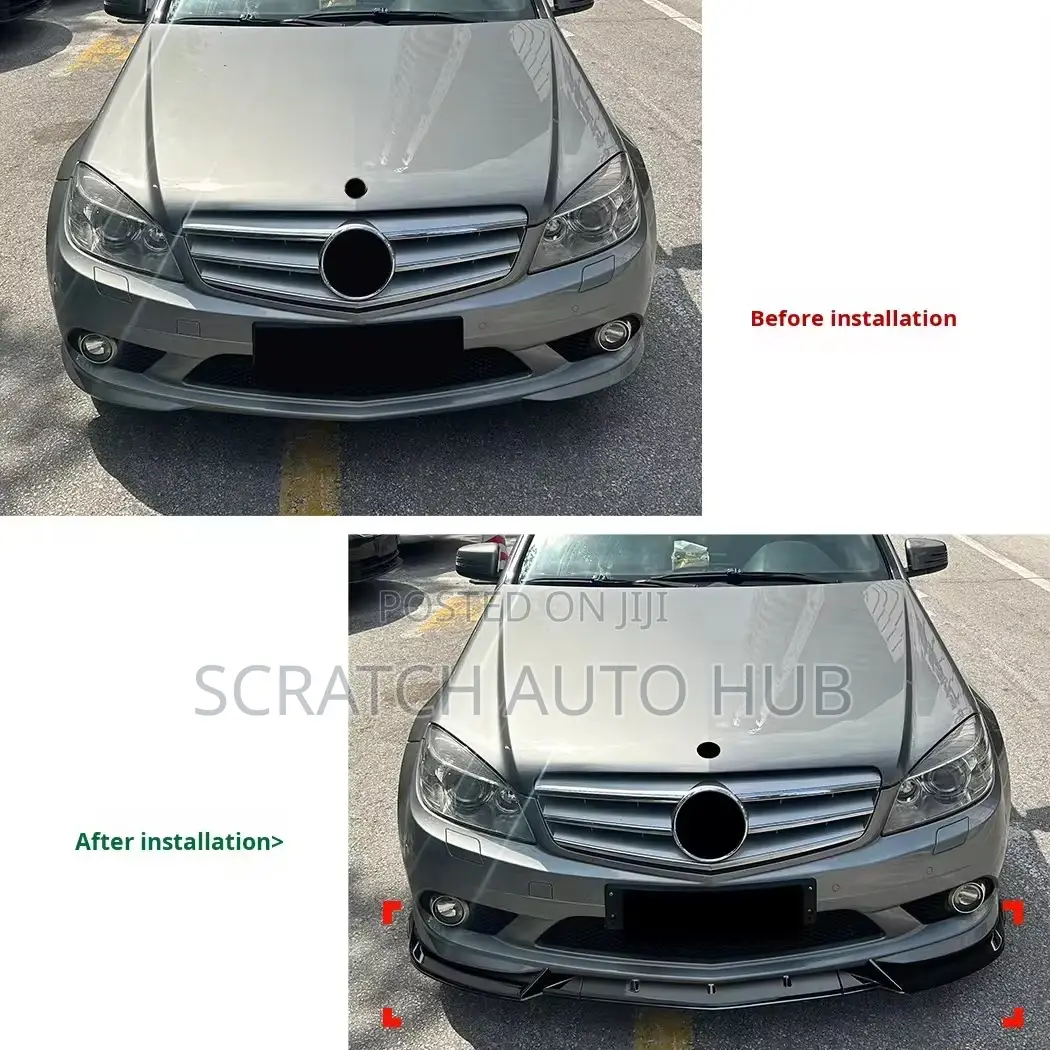 Mercedes Benz C250 W204 Front Bumper Lip