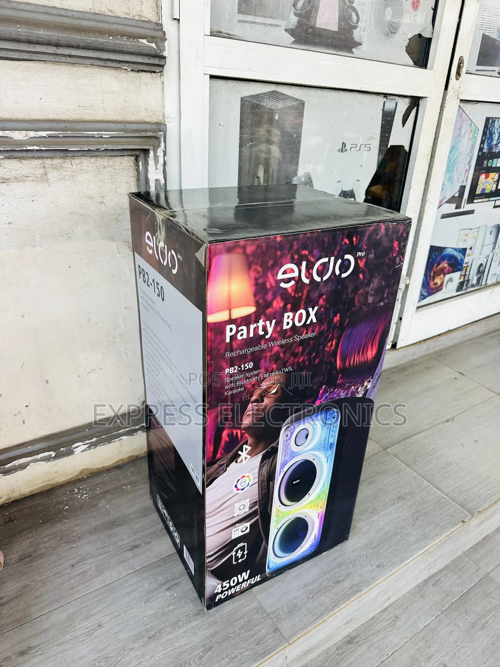 Limited Stock Eldo Rechargeable Speaker Pb2-150 Double 8"