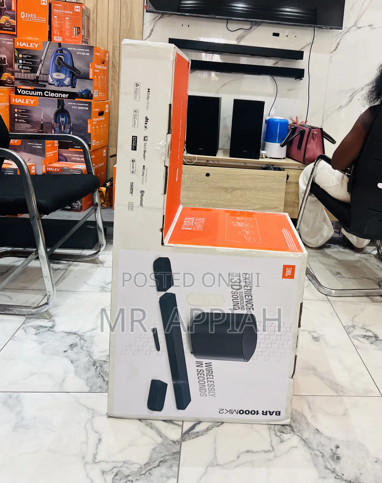 Buy Classic JBL Bar 1000 Mk2 Wireless Dolby Atmos Sound Bar.