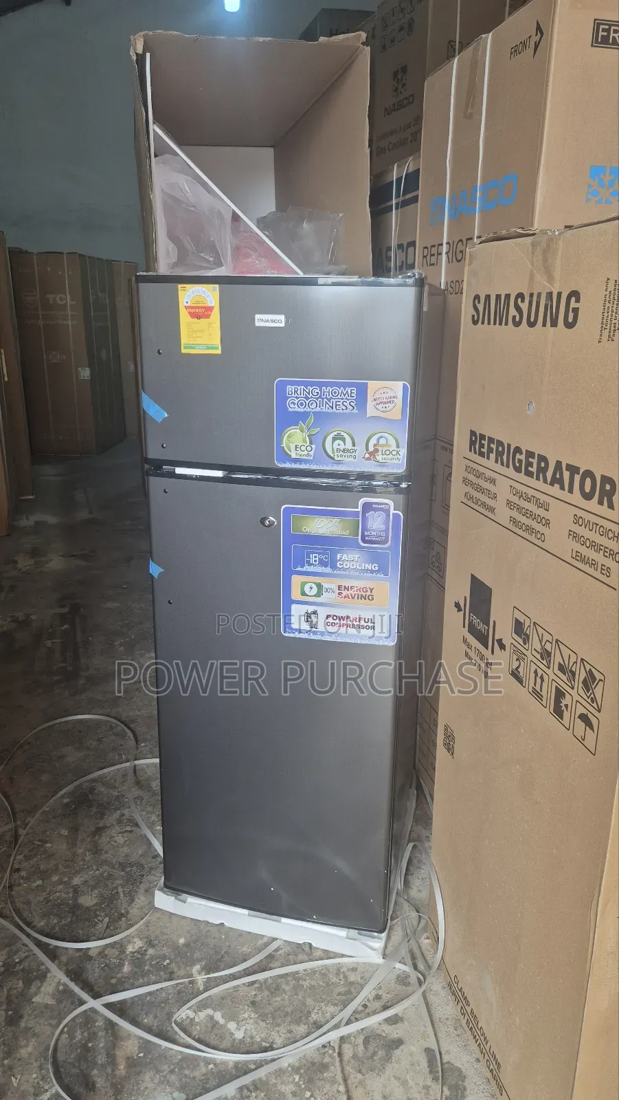 Nasco 210litres Double Door Fridge Top Fridge