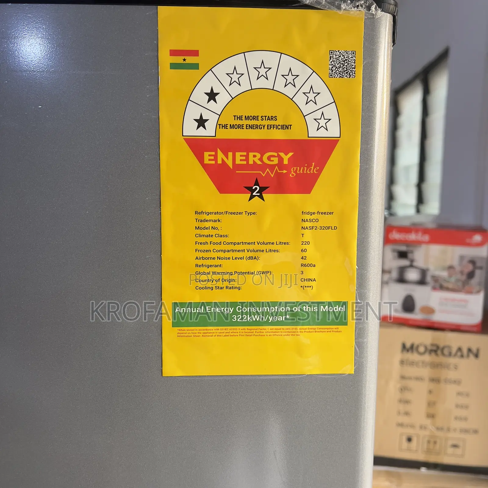Nasco 280l Top Mount Fridge With Dispenser
