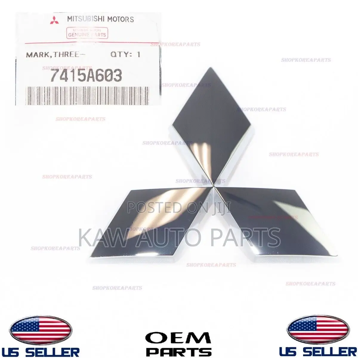2018,2019,2020,,2022,2023  Front Grille Logo For Mitsubishi Outlander