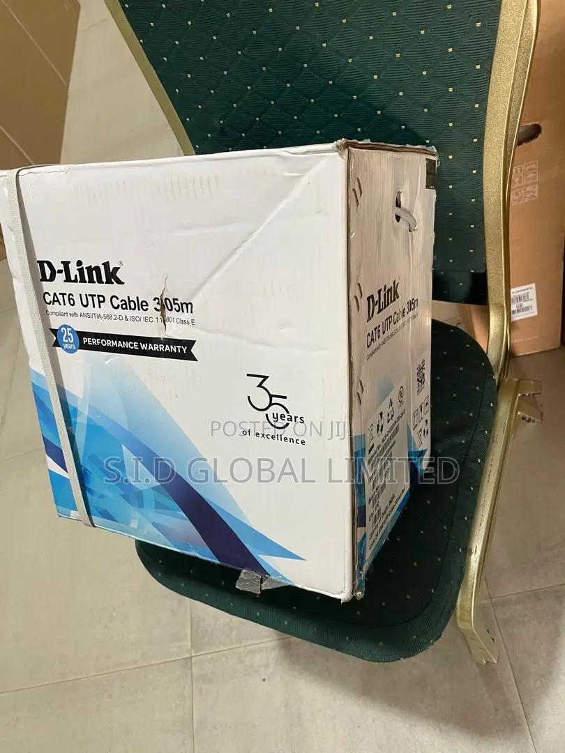 Limited Offer: Genuine D-link Cat6 Utp 305m – 24awg Grey