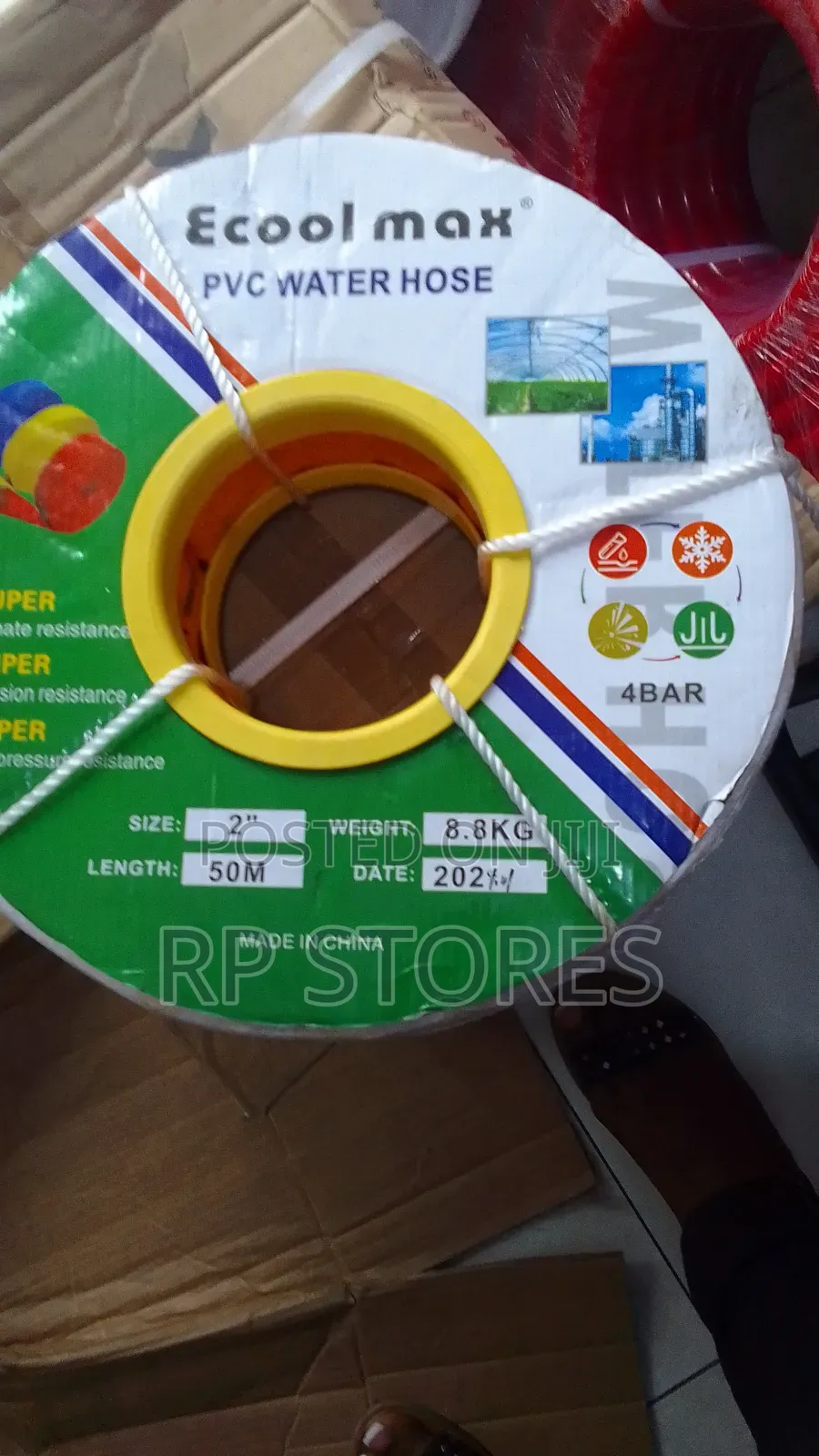 Ecoolmax 3 " PVC Hose Outlet 50m