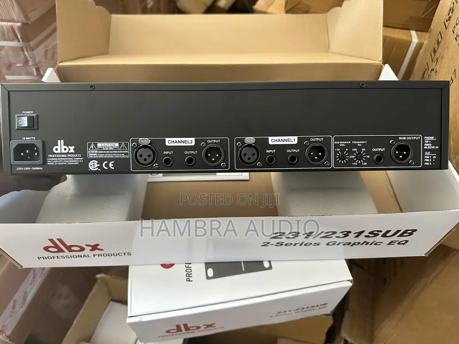 DBX Double Equalizer