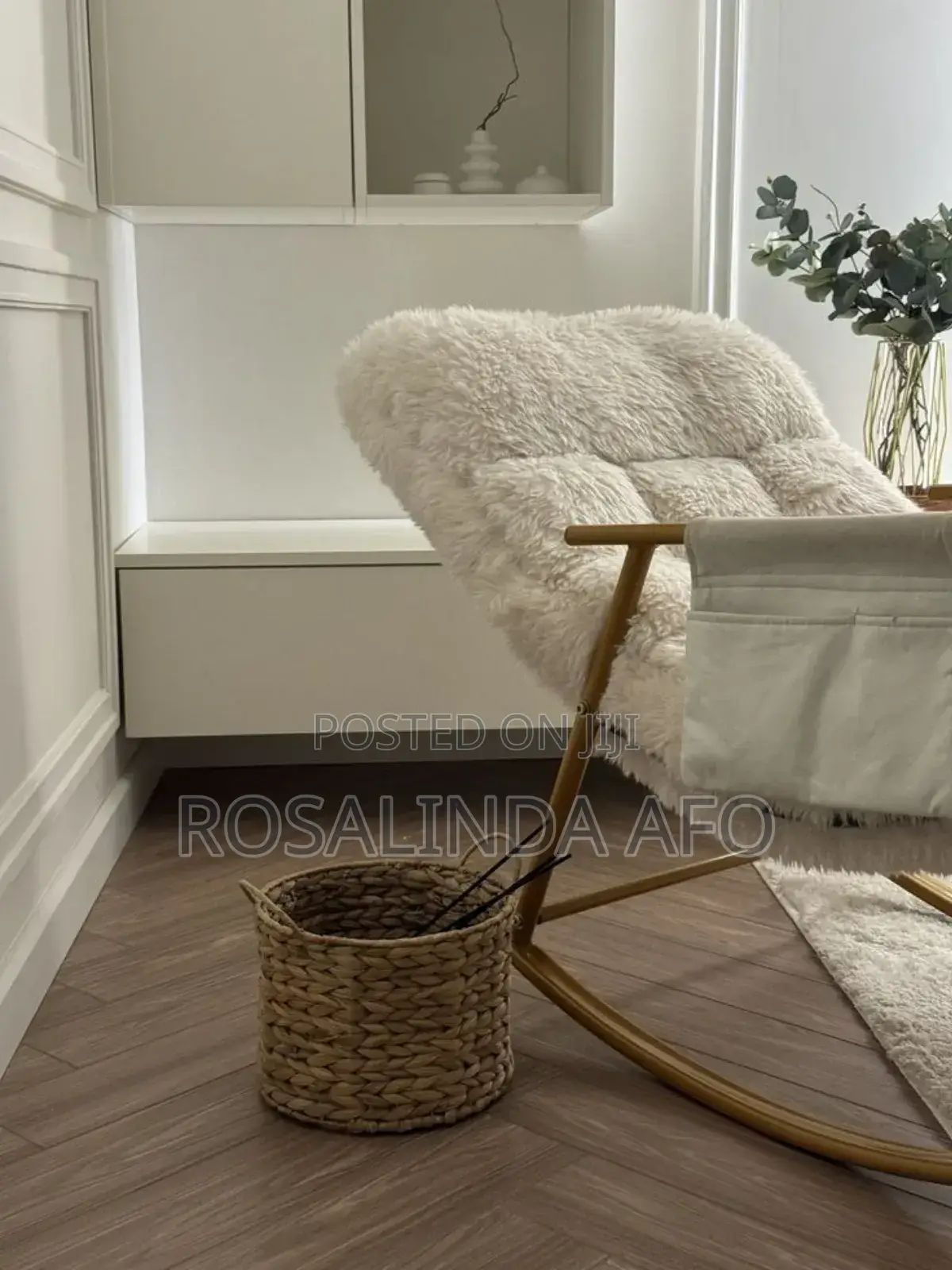 Fluffy Rocking Chair