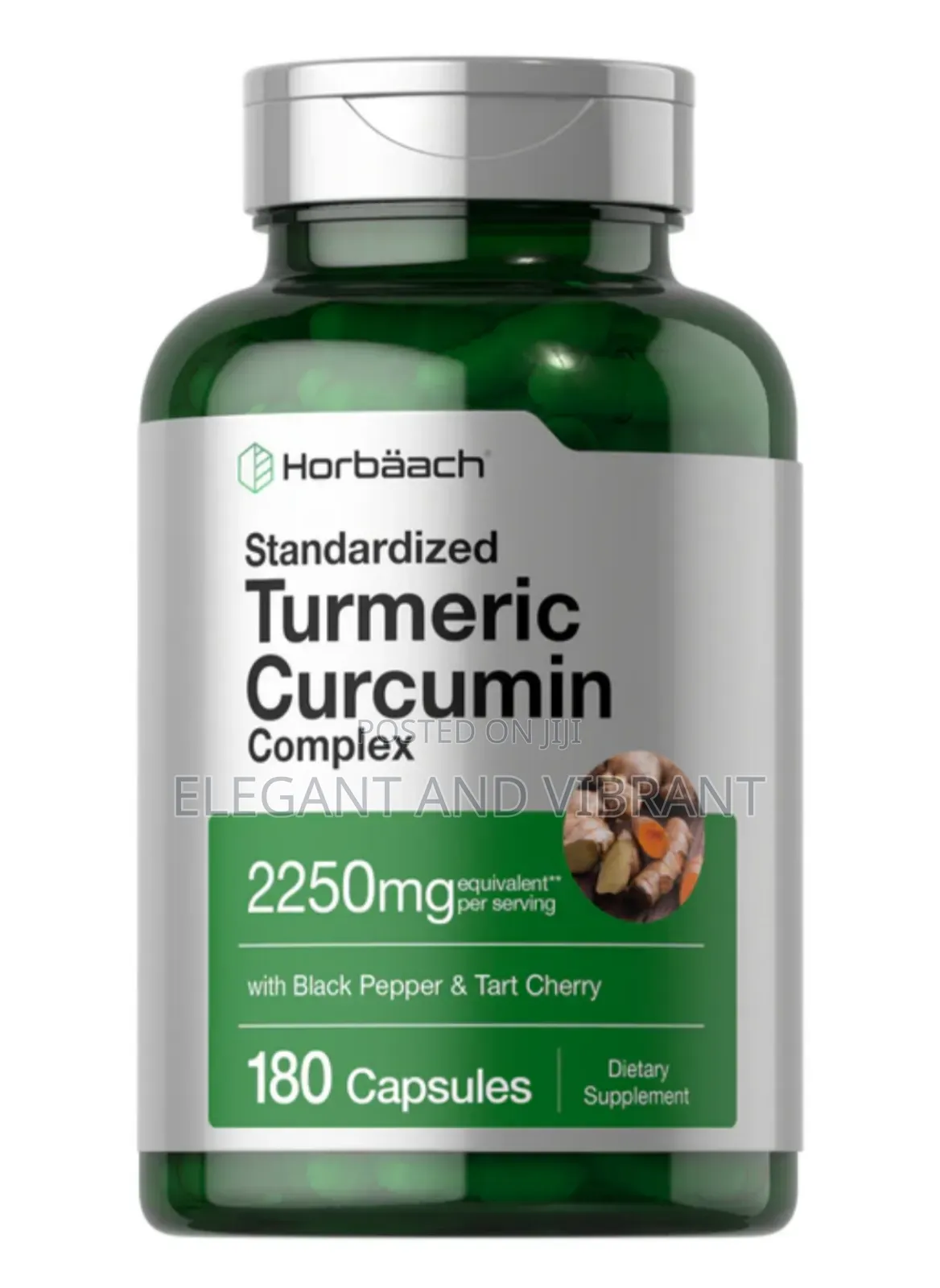 Turmeric Curcumin With Black Pepper | 180 Capsules