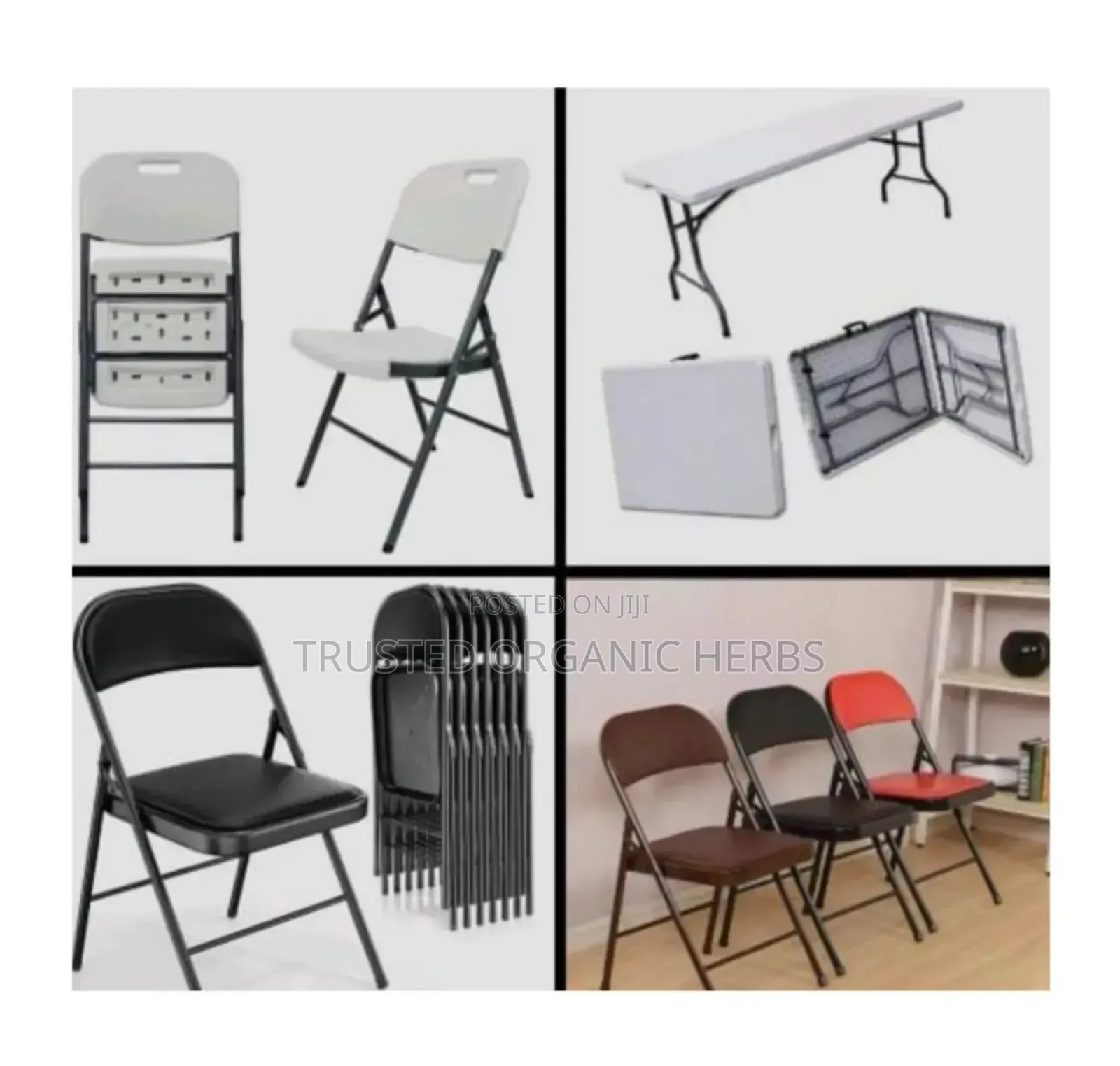 Foldable Chairs And Tables For Sale- Good Quality