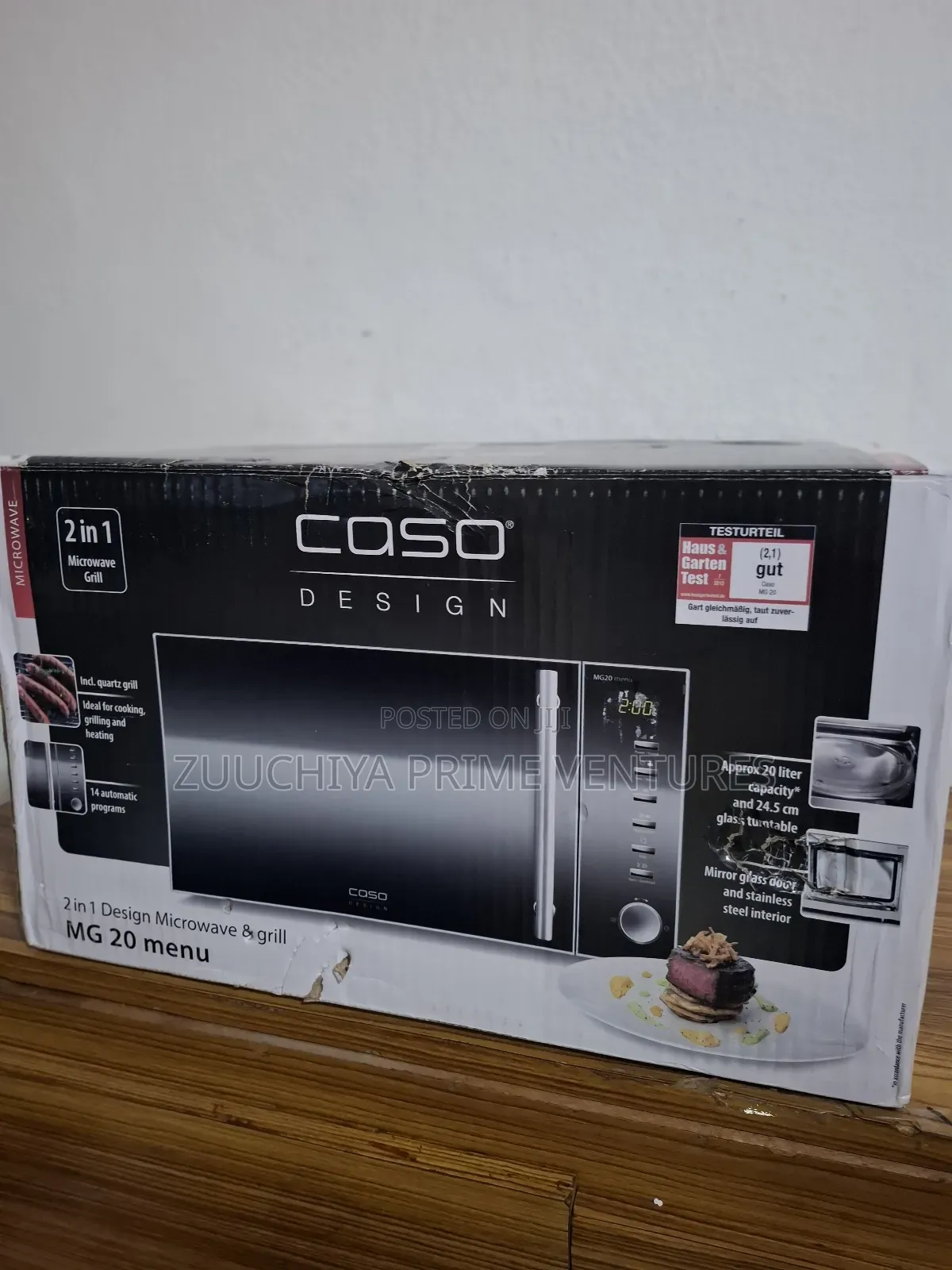 20.L Caso Microwave With Grill From Germany