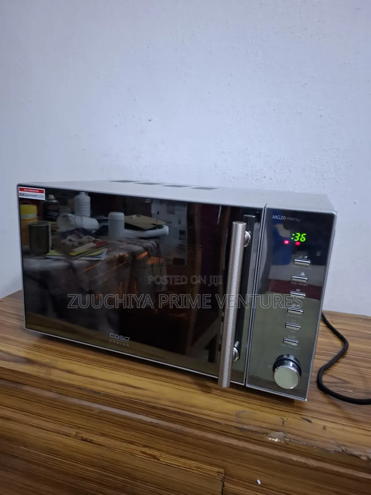20.L Caso Microwave With Grill From Germany