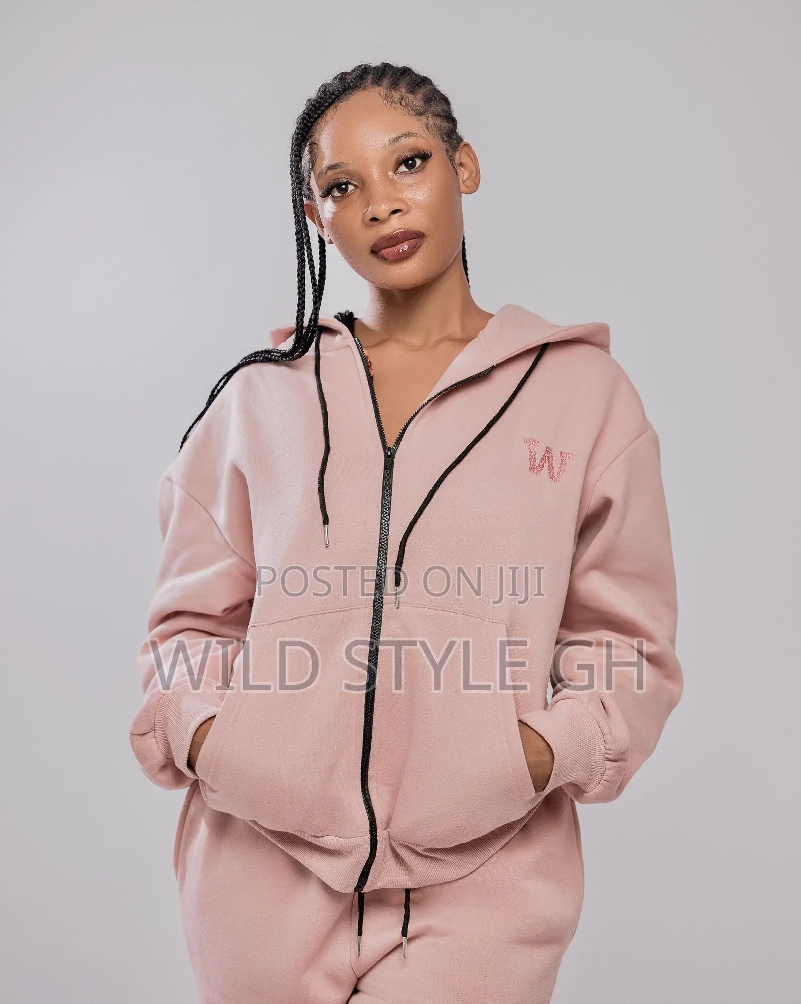 Warm Zip-up Hoodie Tracksuits