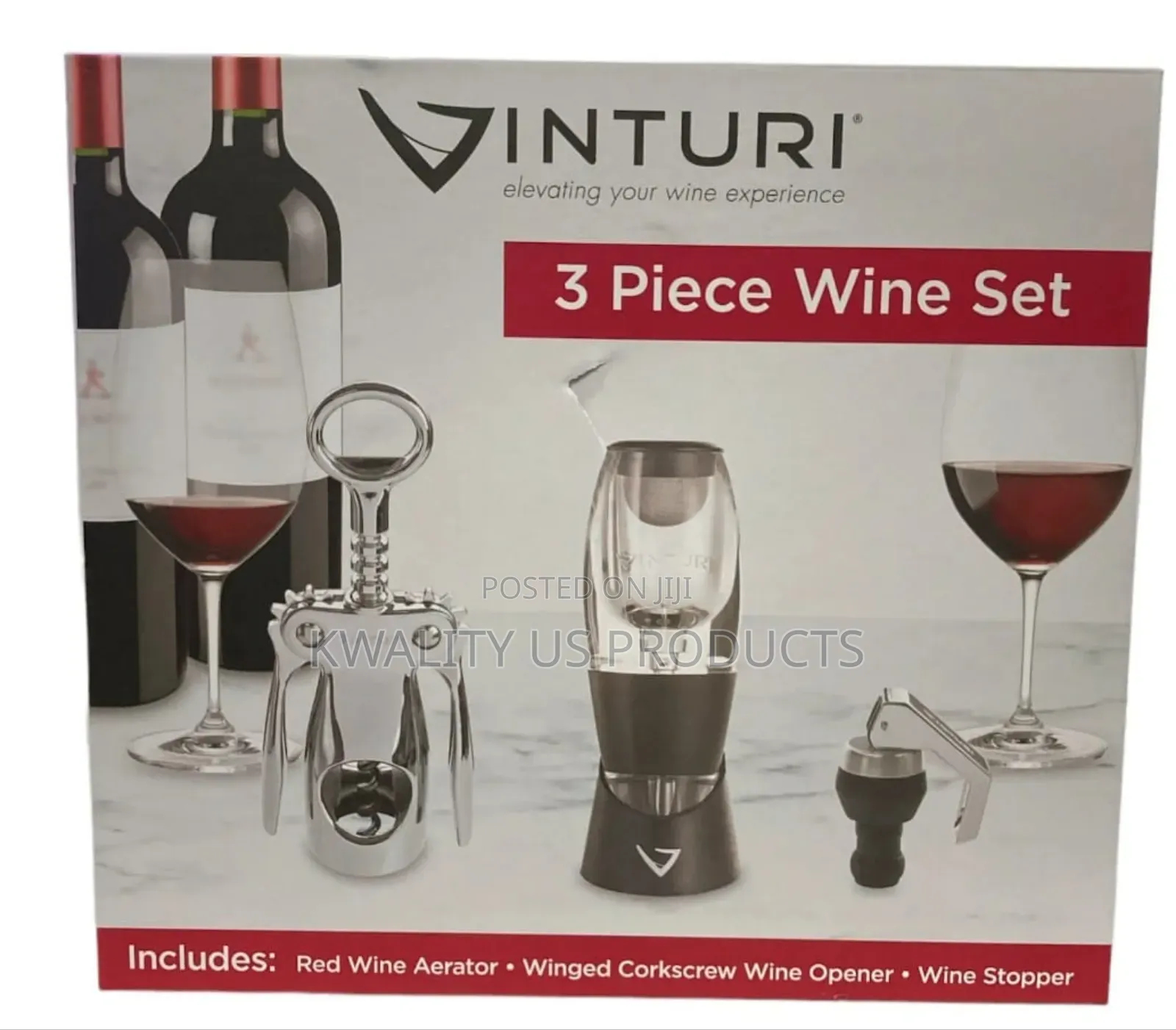 3 Piece Wine Set