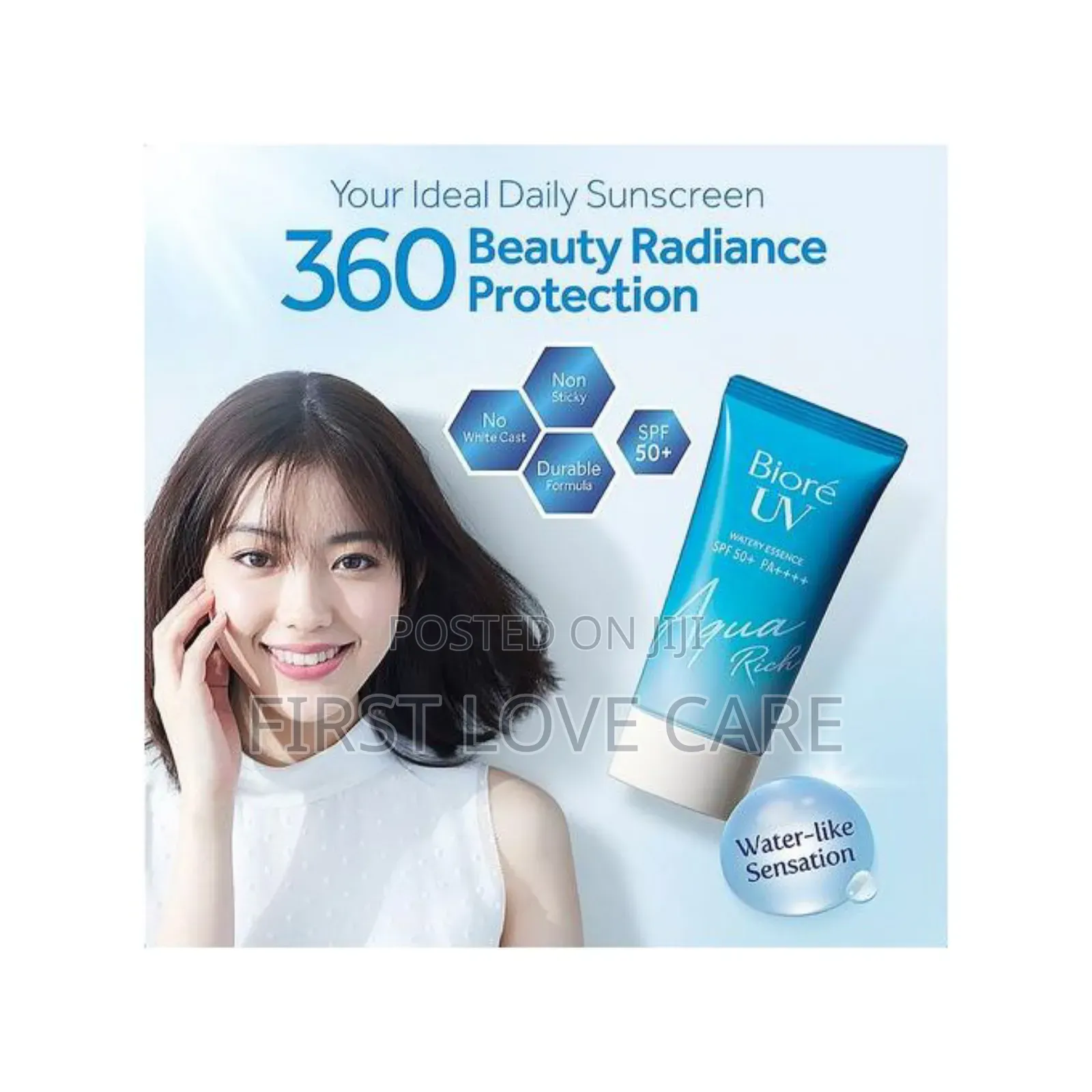 Biore Uv Sunscreen Watery Essence SPF 50+ Pa+ 