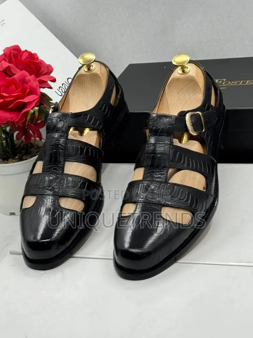 High Quality John Foster Leather Sandals