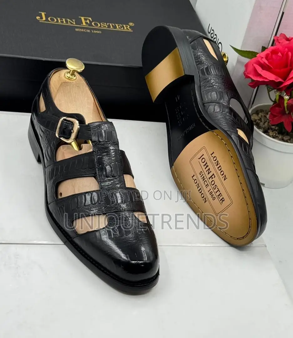 High Quality John Foster Leather Sandals