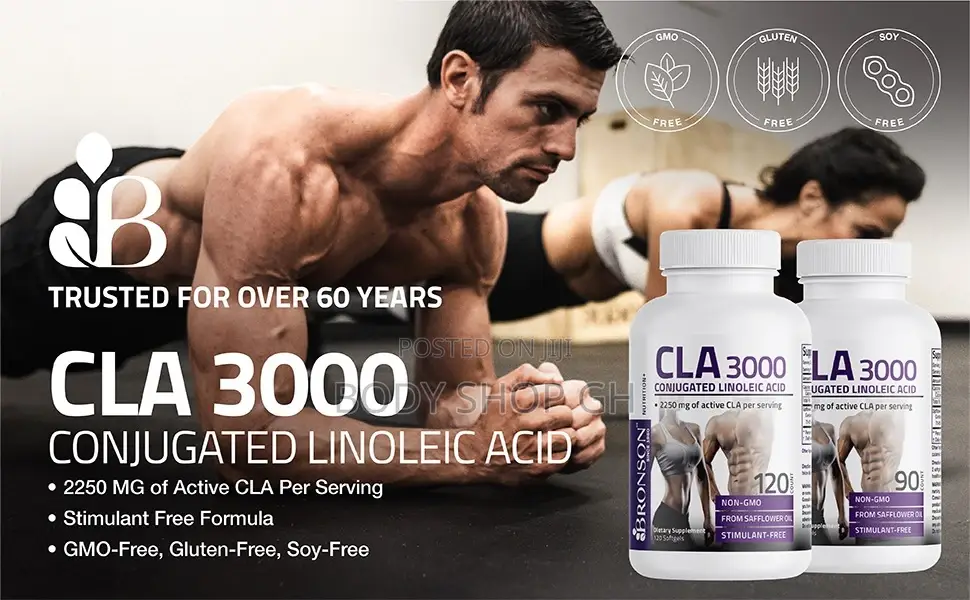 Bronson Cla 3000 High Potency - Healthy Weight Loss, Muscle Mass Gain