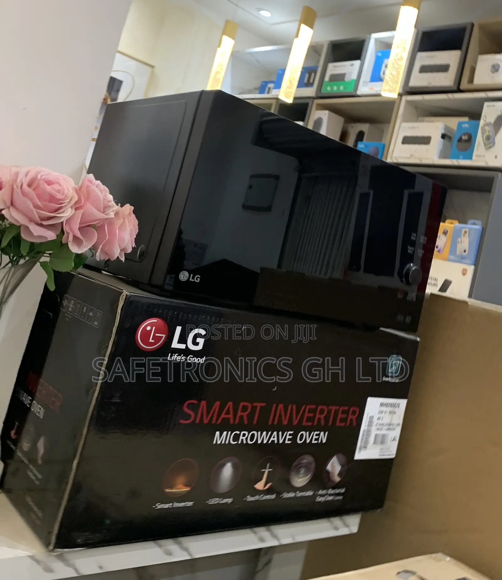 Fresh Sealed in Box Countertop Black 42 Liters Electric Lg Microwave