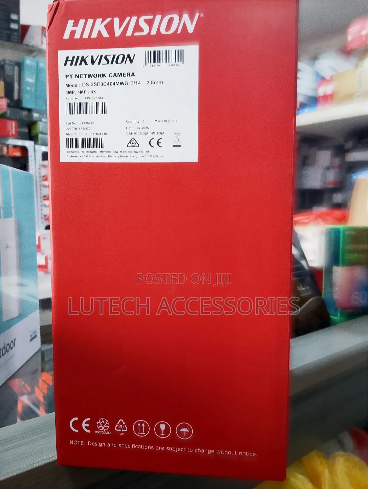 Hikvision Pt Network Camera 4mp,/4x