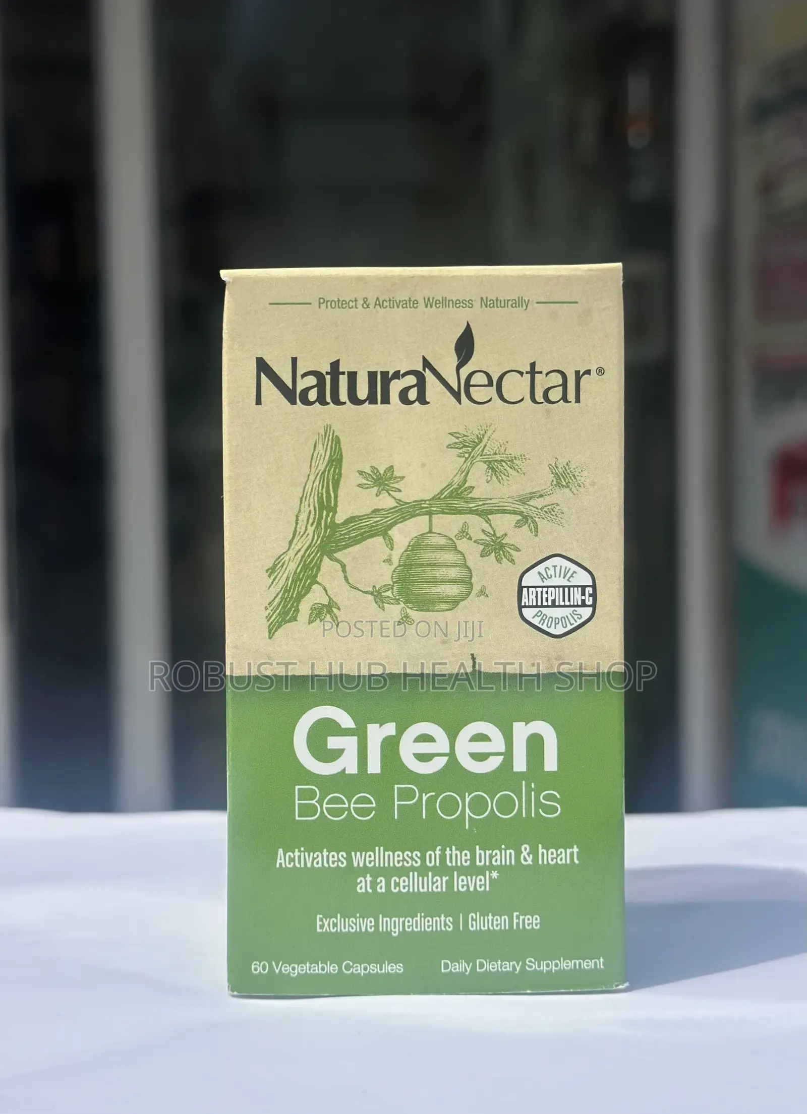 Green Bee Propolis, Brazilian Extracted, 60 Veg Capsules