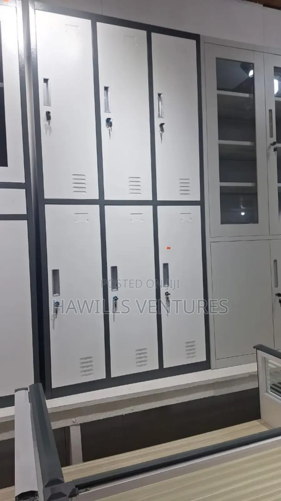 6 -Door Locker Steel Cabinet for Storage.