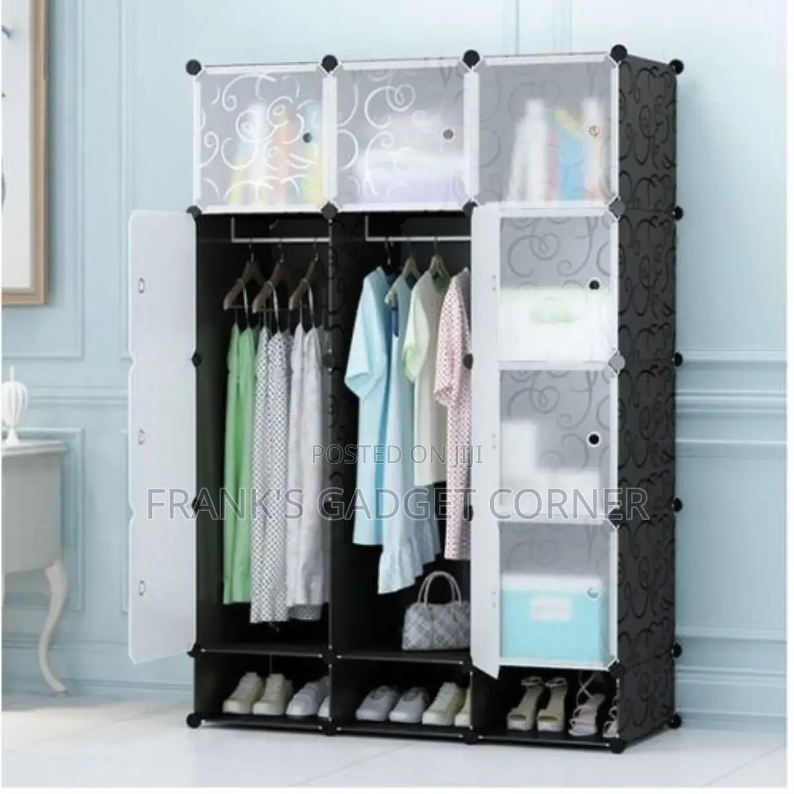 12 Cubes Plastic Wardrobe