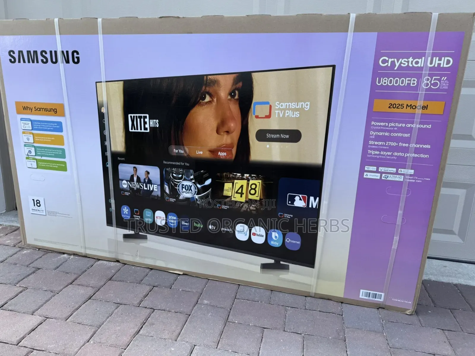 Samsung Tv U8000f Samart Tv 85 Inch Crystal Uhd Led