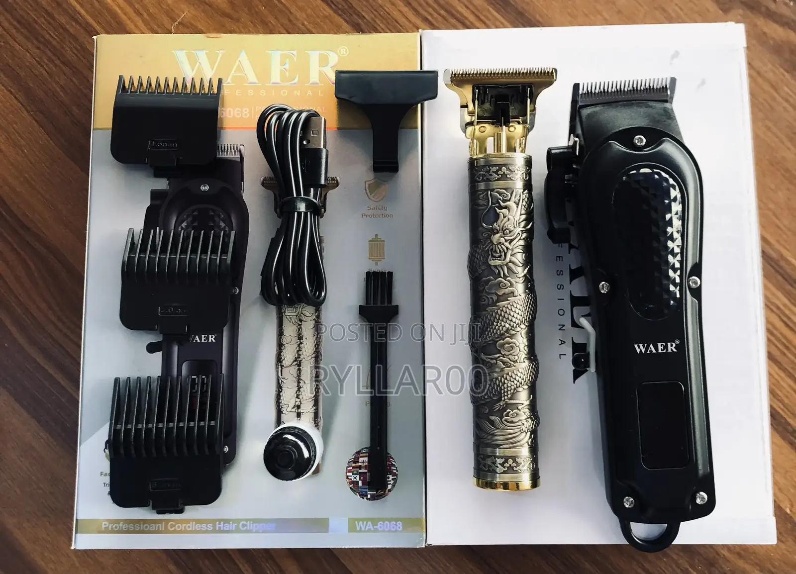 Waer Professional Hair Clipper With Accessories