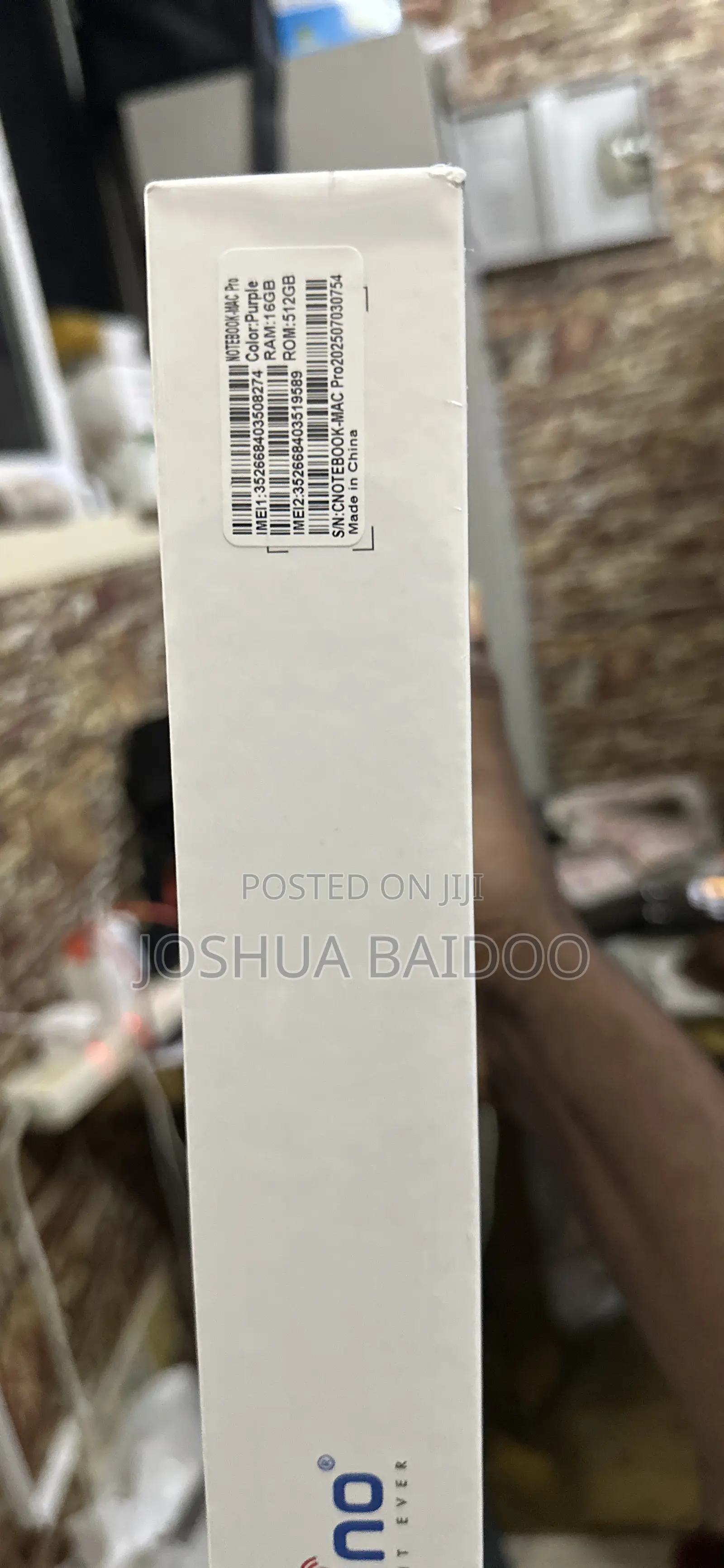 New Idino Notebook Mac Pro 512 GB Black