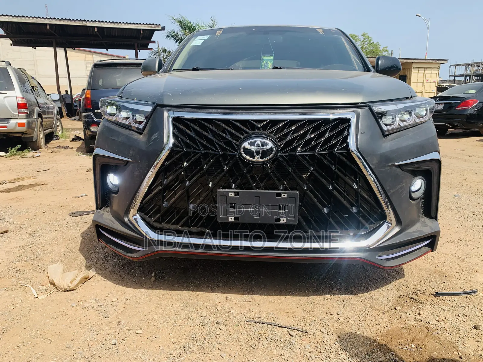 Toyota Highland 2009-14 Lexus Upgrade Spec Bumper With Spec Head Light