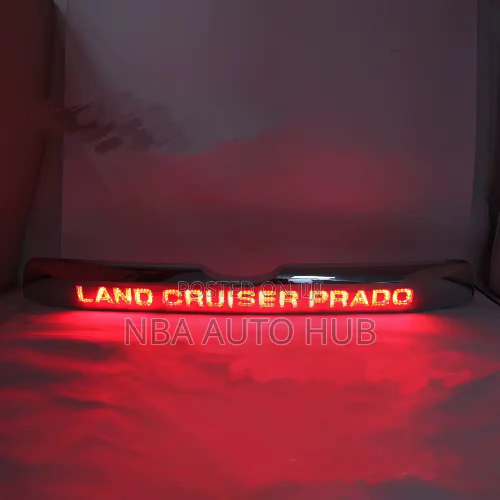 Land Cruiser Prado Back Trunk Chrome Led Lamp