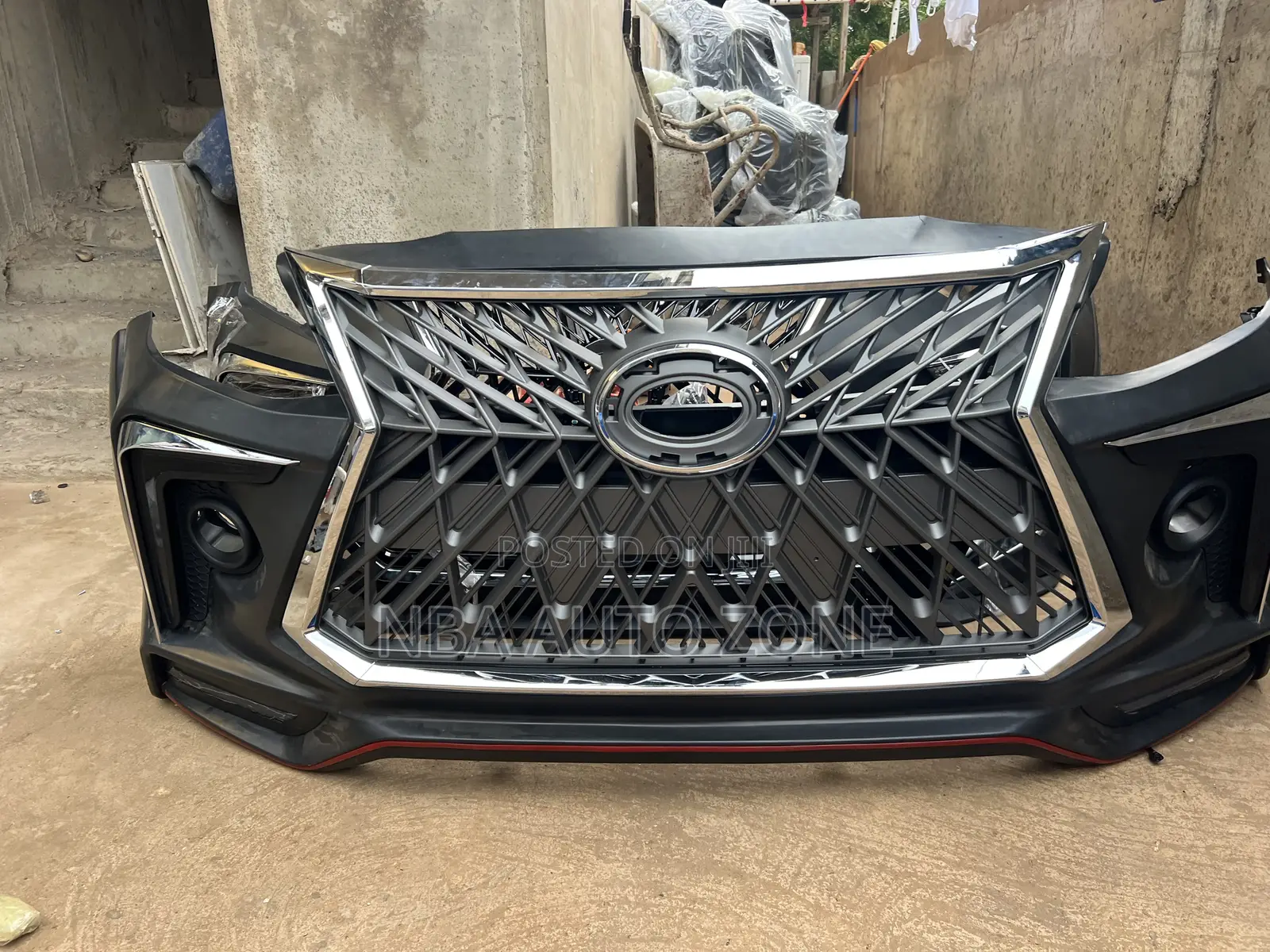 Toyota Fortuner 2012-15 Lexus Bumper Complete Front and Back Bumper